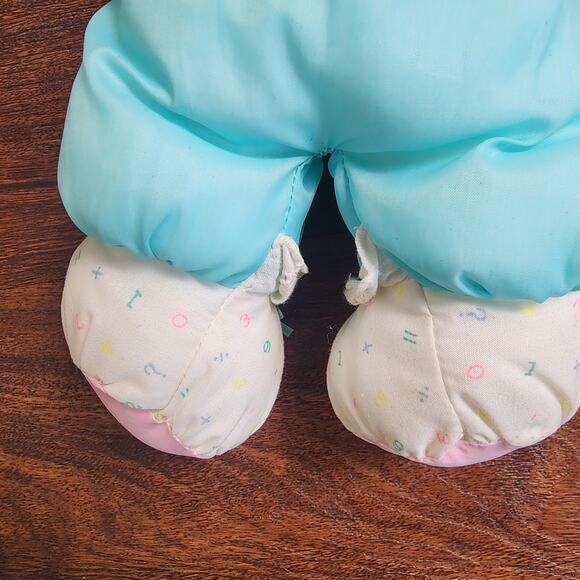 Fisher Price Puffalump Kids Vintage 1991 Rare Blue Nylon Doll - Picture 7 of 10